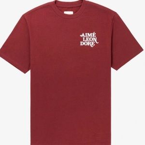 Aimé Leon Dore 70’s Graphic Tee Maroon Size M